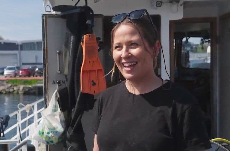 Ida Camilla Skaar of Norges Dykkerforbund says that they have retrieved all sorts of waste from the seabed.